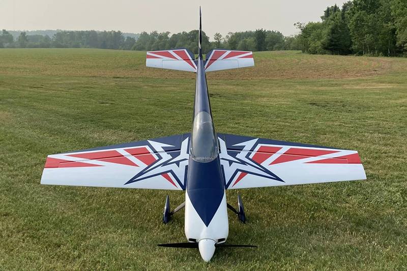 AJ Aircraft 51" Slick 540 ARF - red/blue AJ0006RB